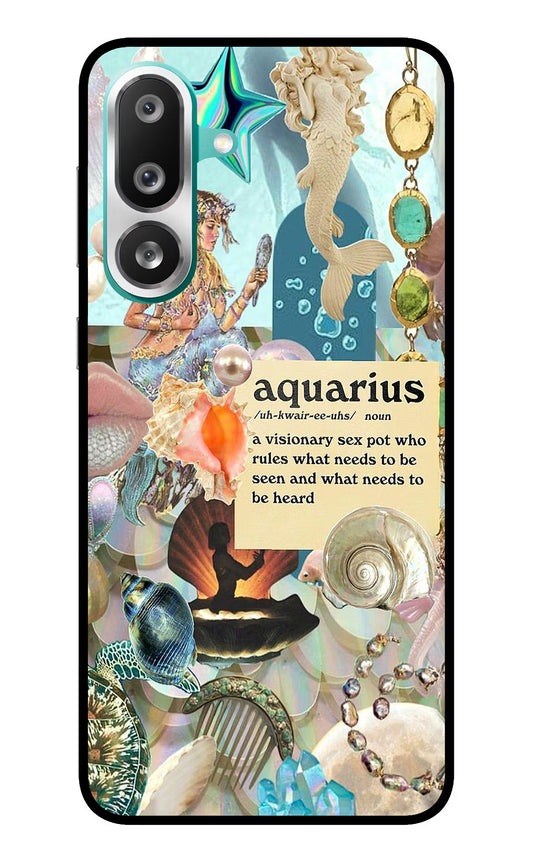Aquarius Zodiac Samsung F56 Glass Case