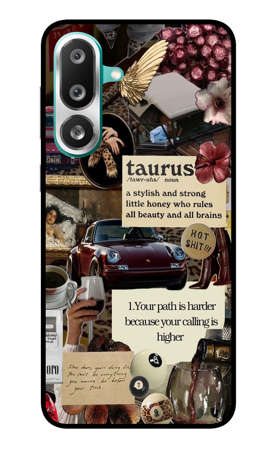 Taurus Zodiac Samsung F56 Glass Case
