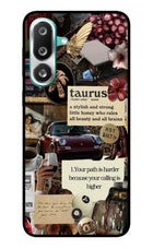 Taurus Zodiac Samsung F56 Glass Case Back Cover by Casekaro