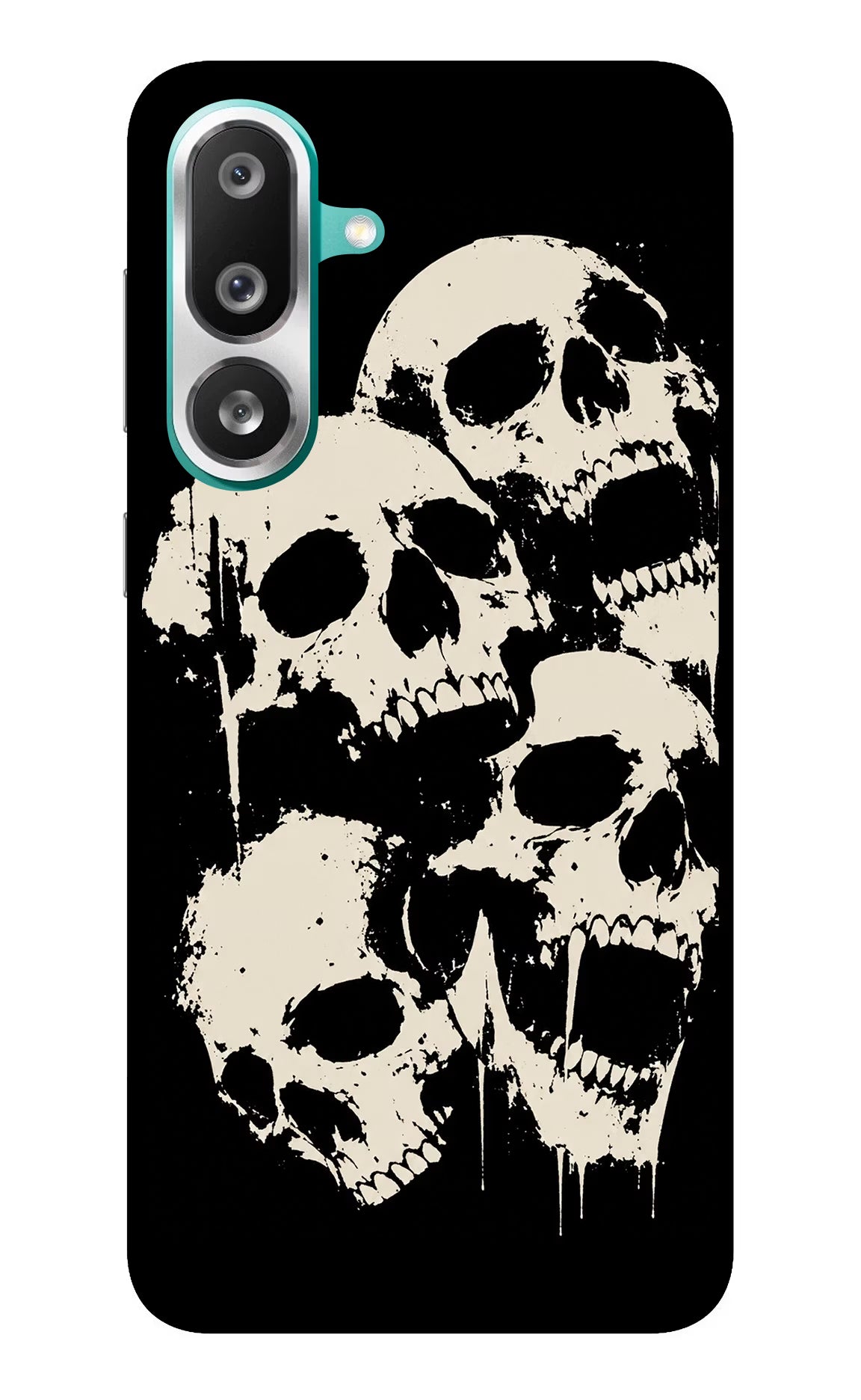Dead Stack Samsung F56 Glass Case Back Cover by Casekaro