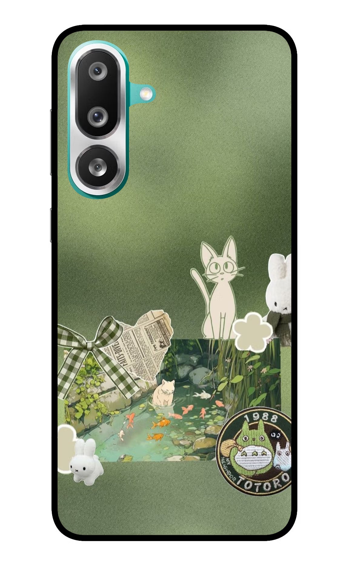 Aesthetic anime Samsung F56 Glass Case