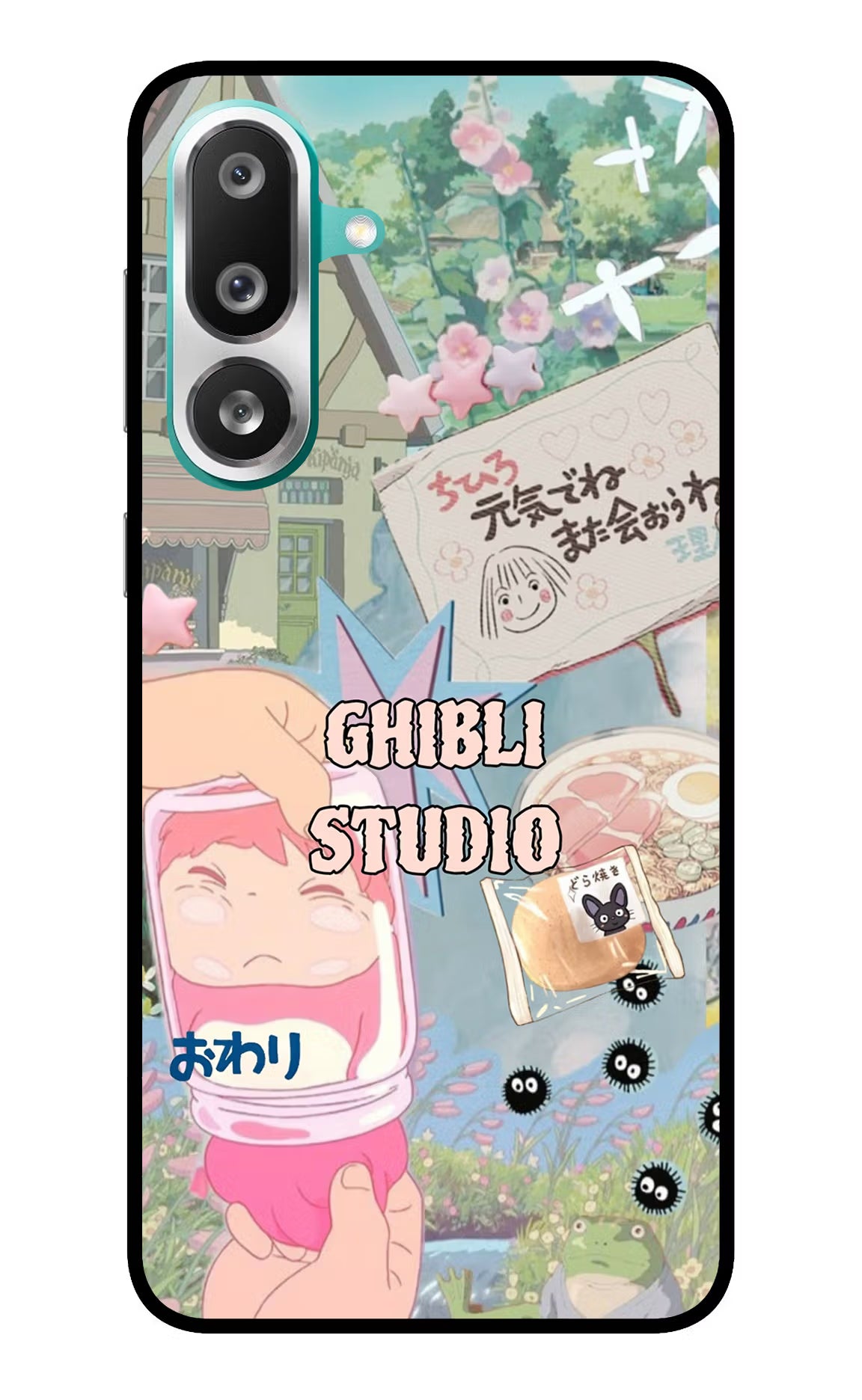 Studio Ghibli Samsung F56 Glass Case