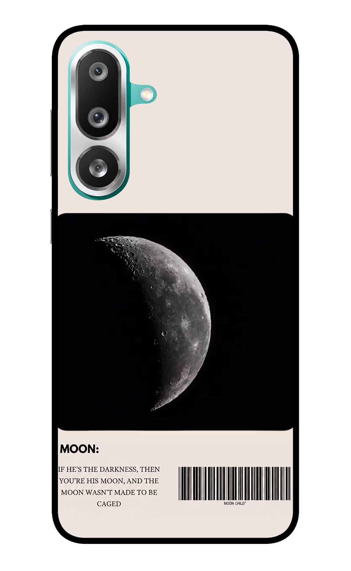 Moon Phase Samsung F56 Glass Case