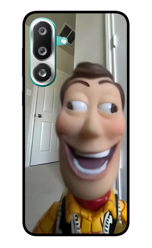 Side Eye Woody Samsung F56 Glass Case