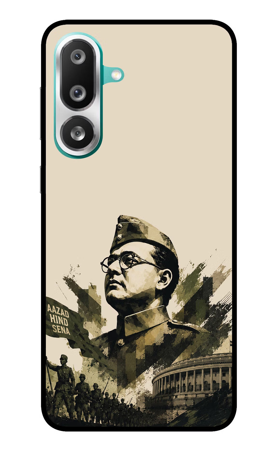 Netaji Rising Samsung F56 Glass Case
