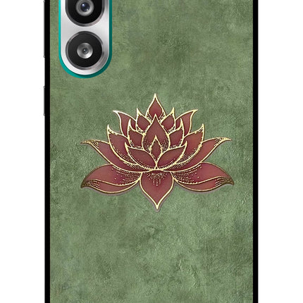 Lotus Grace Samsung F56 Glass Case