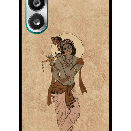 Krishna Samsung F56 Glass Case