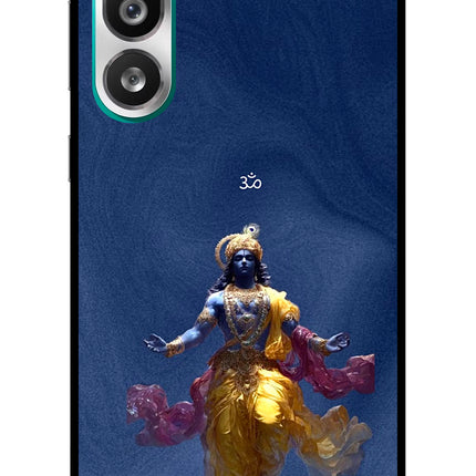 Cosmic Krishna Samsung F56 Glass Case