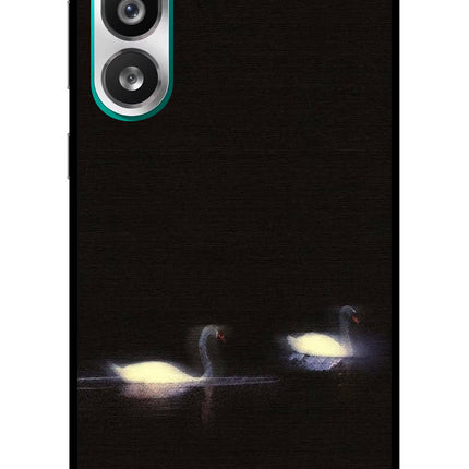 Silent Swans Samsung F56 Glass Case