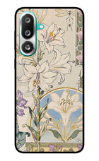 White Lily Samsung F56 Glass Case
