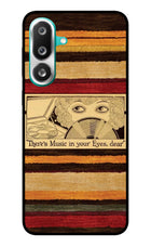 Vinyl Stripes Samsung F56 Glass Case