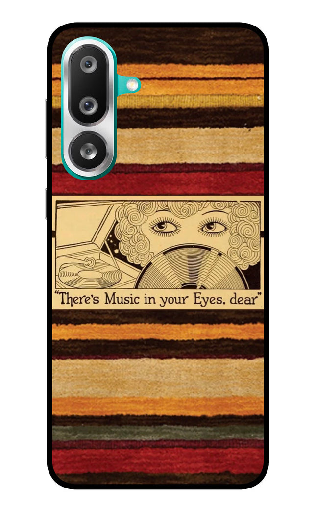 Vinyl Stripes Samsung F56 Glass Case Back Cover by Casekaro