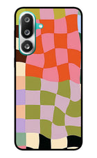 Wavy Grid Samsung F56 Glass Case