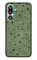 Green Stars Samsung F56 Glass Case