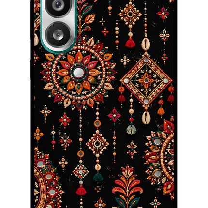 Boho Noir Samsung F56 Glass Case
