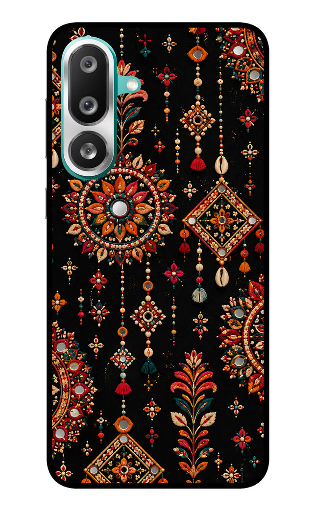 Boho Noir Samsung F56 Glass Case Back Cover by Casekaro