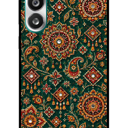 Green Pataka Samsung F56 Glass Case