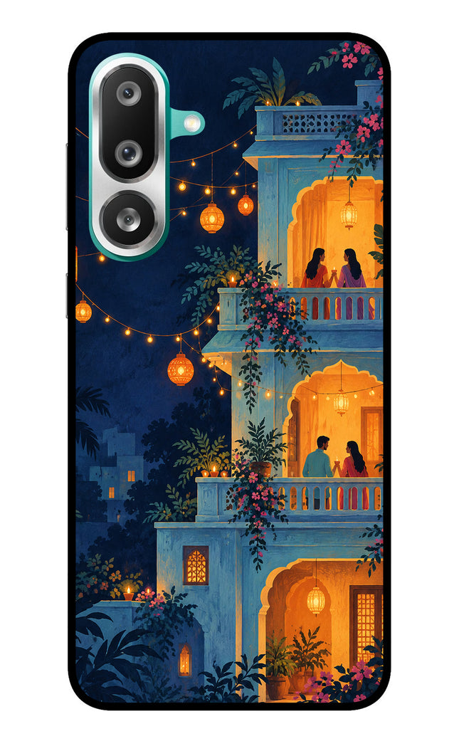 Balcony Glow Samsung F56 Glass Case