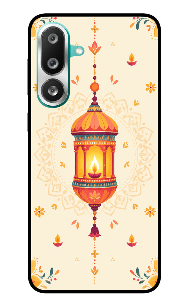 Golden Lantern Samsung F56 Glass Case