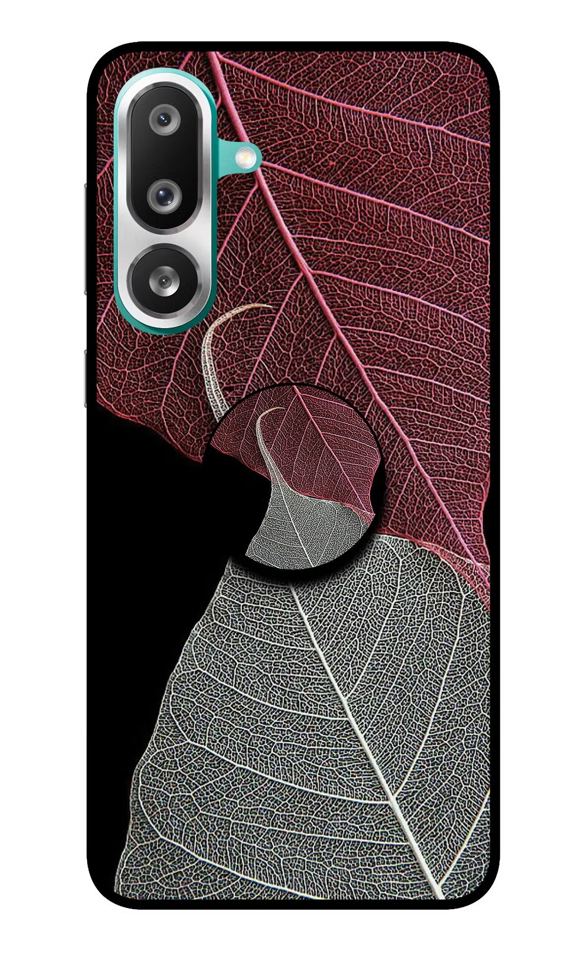 Leaf Pattern Samsung F56 Pop Case by Casekaro