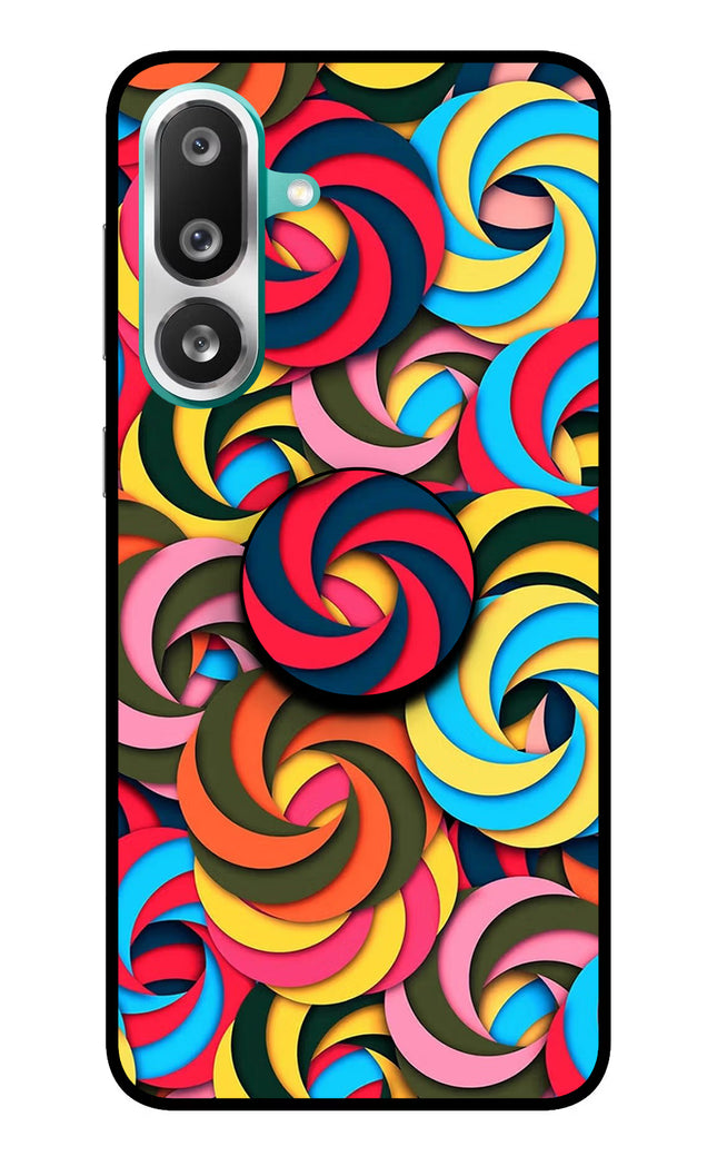Spiral Pattern Samsung F56 Pop Case by Casekaro