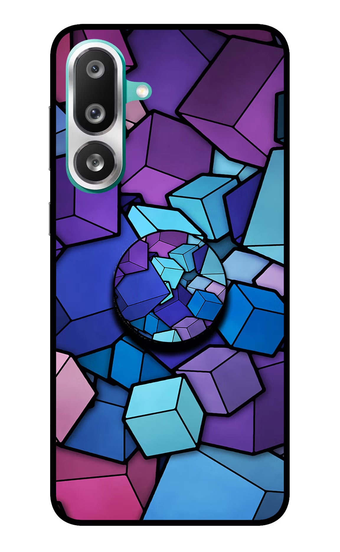 Cubic Abstract Samsung F56 Pop Case by Casekaro