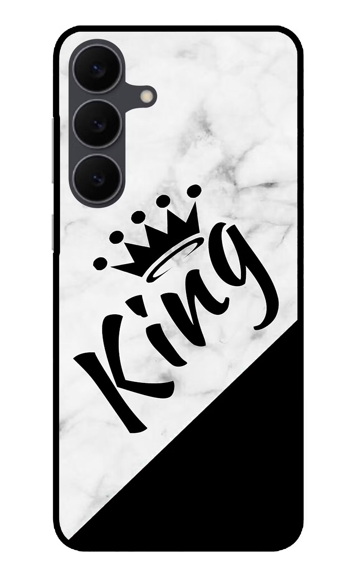 King Samsung S25 FE 5G Glass Case Back Cover by Casekaro