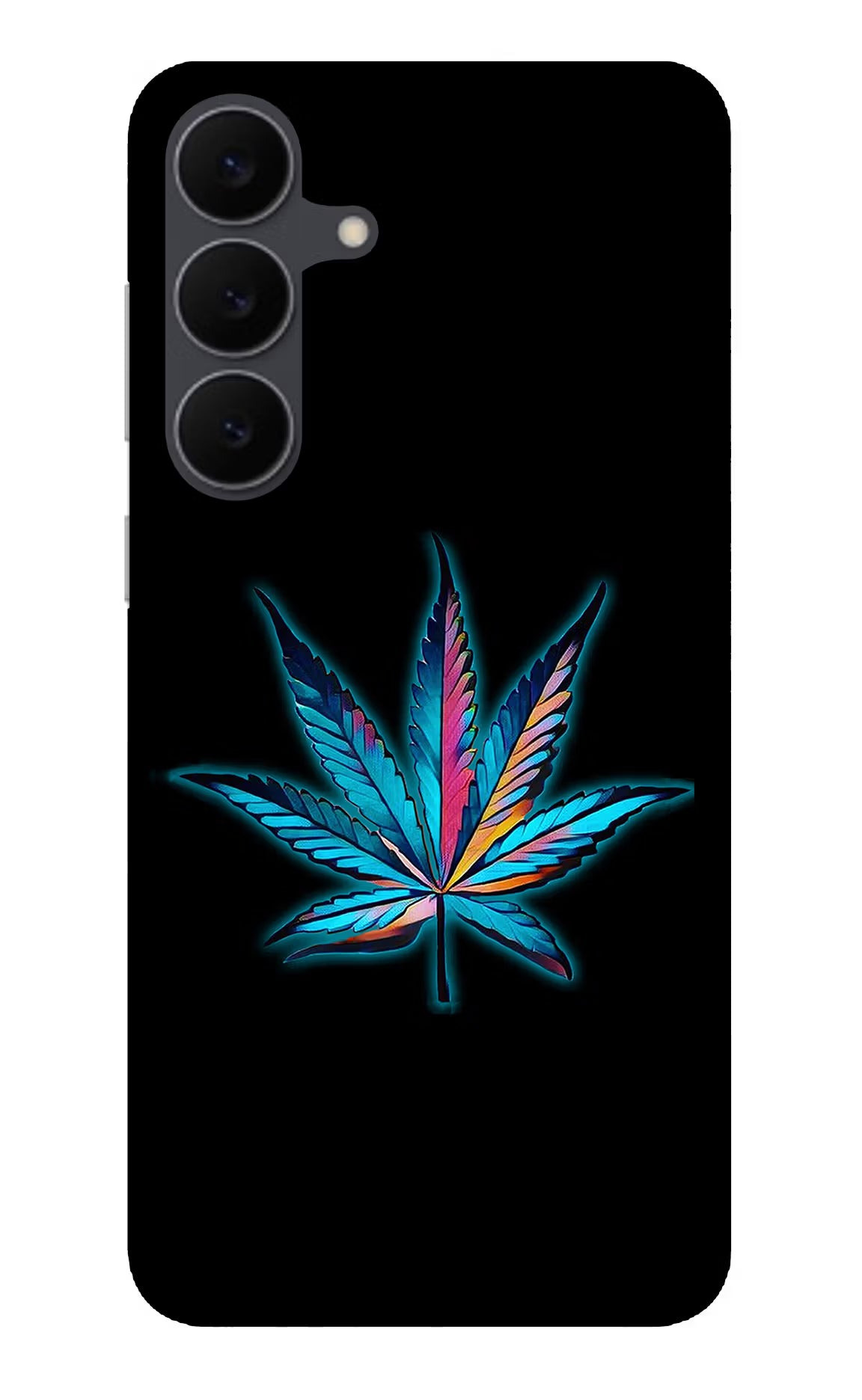Weed Samsung S25 FE 5G Glass Case Back Cover by Casekaro
