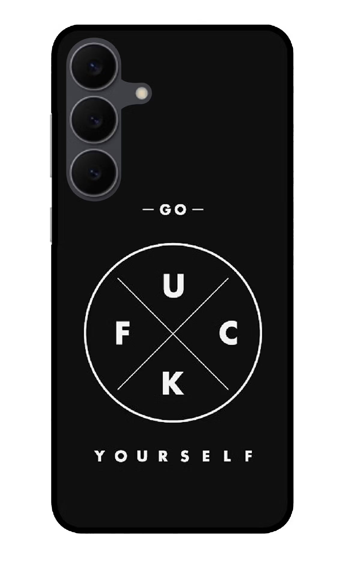 Go Fuck Yourself Samsung S25 FE 5G Glass Case