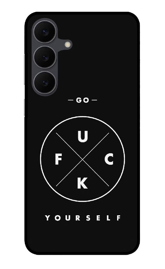 Go Fuck Yourself Samsung S25 FE 5G Glass Case