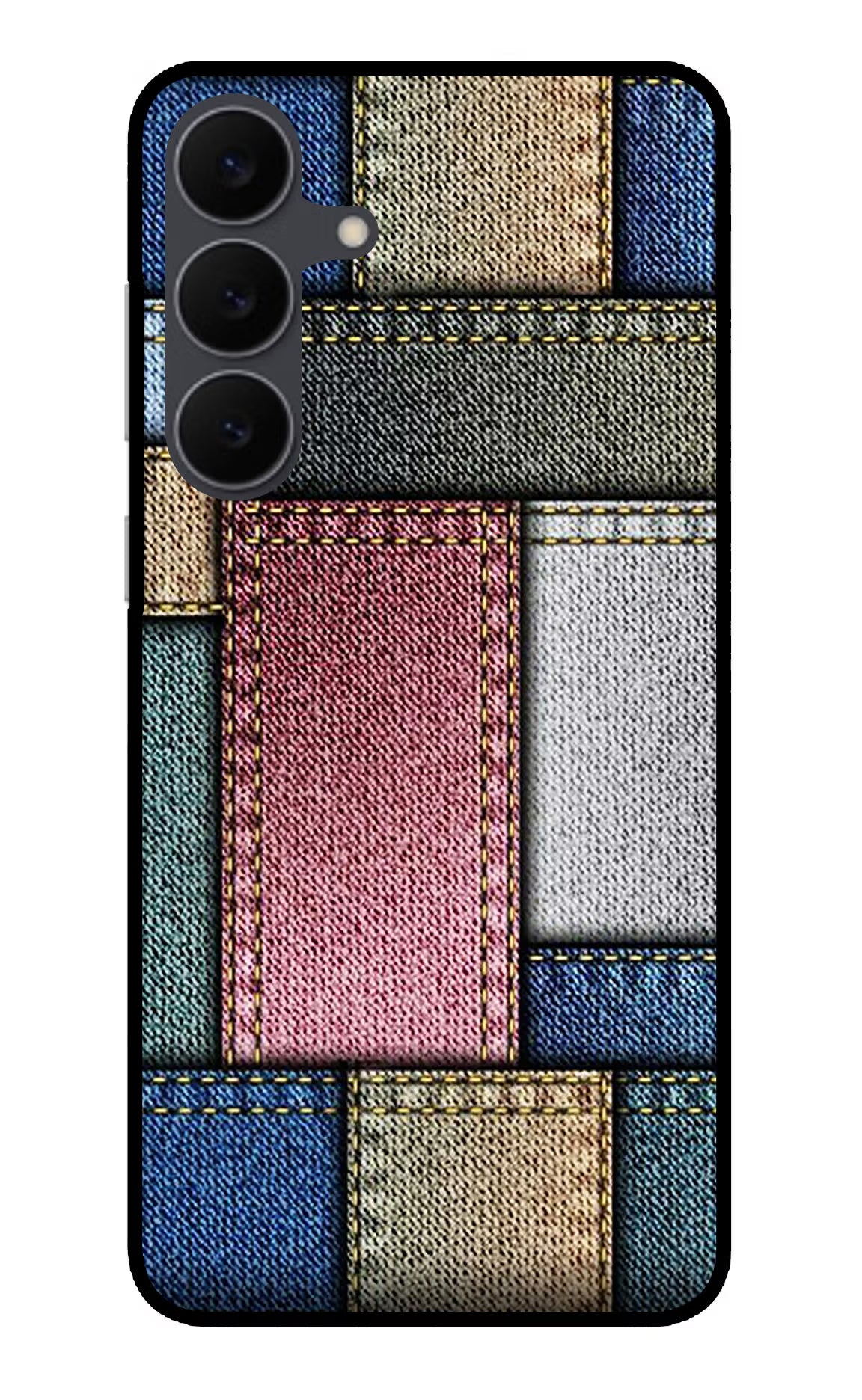 Multicolor Jeans Samsung S25 FE 5G Glass Case