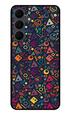 Geometric Abstract Samsung S25 FE 5G Glass Case Back Cover by Casekaro