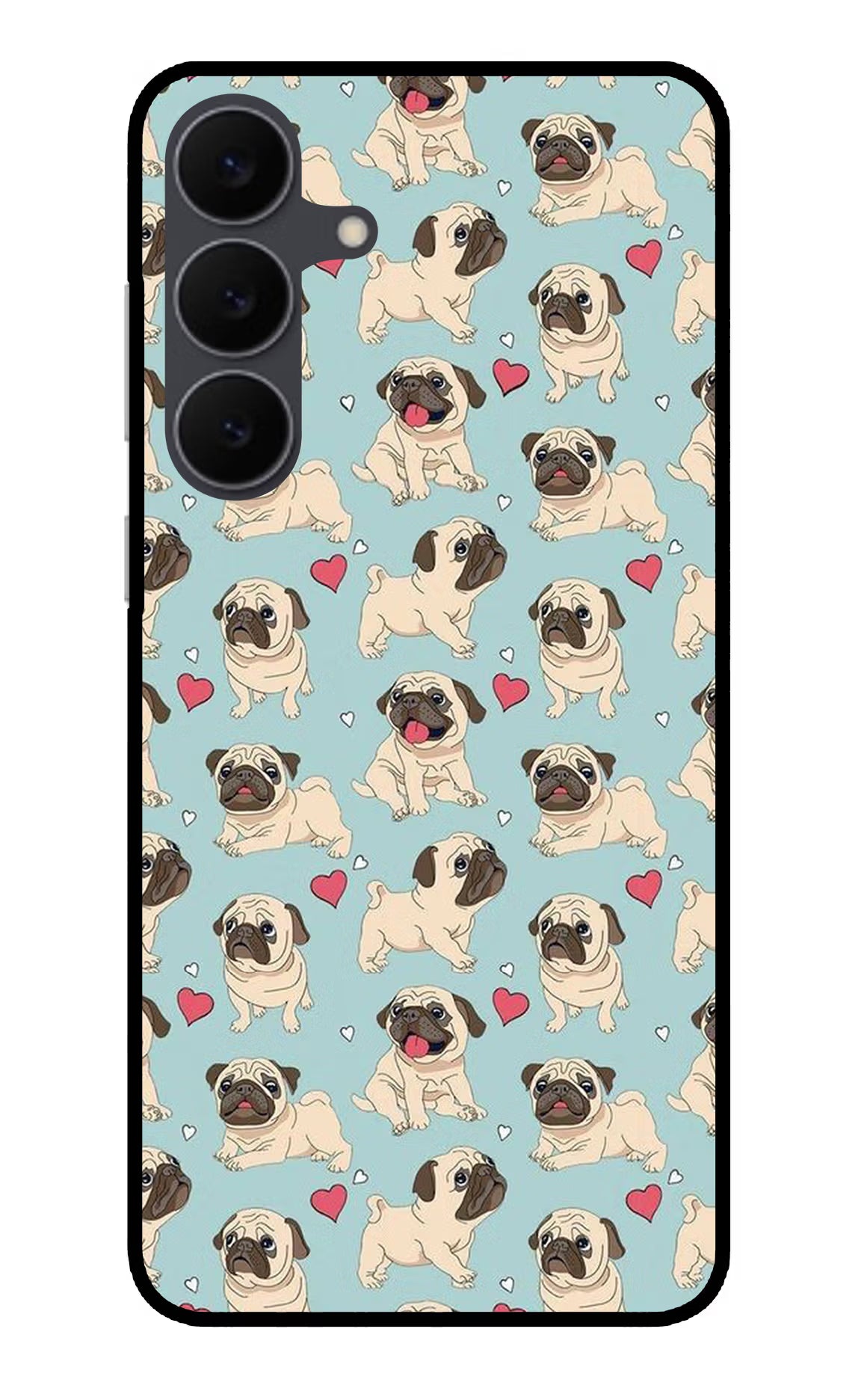 Pug Dog Samsung S25 FE 5G Glass Case