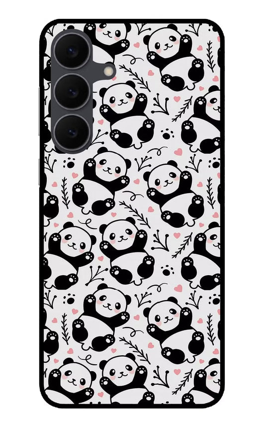 Cute Panda Samsung S25 FE 5G Glass Case