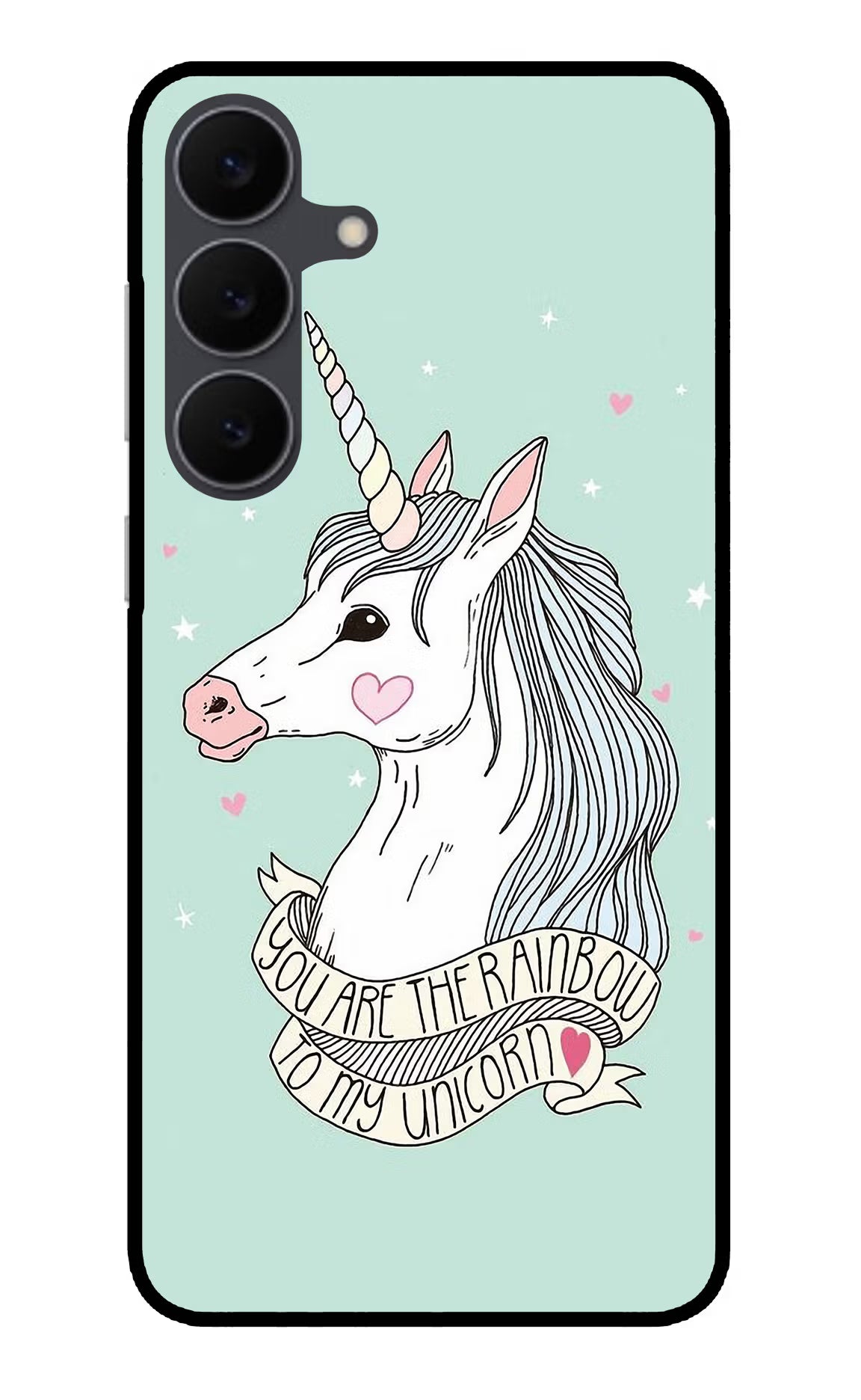 Unicorn Wallpaper Samsung S25 FE 5G Glass Case