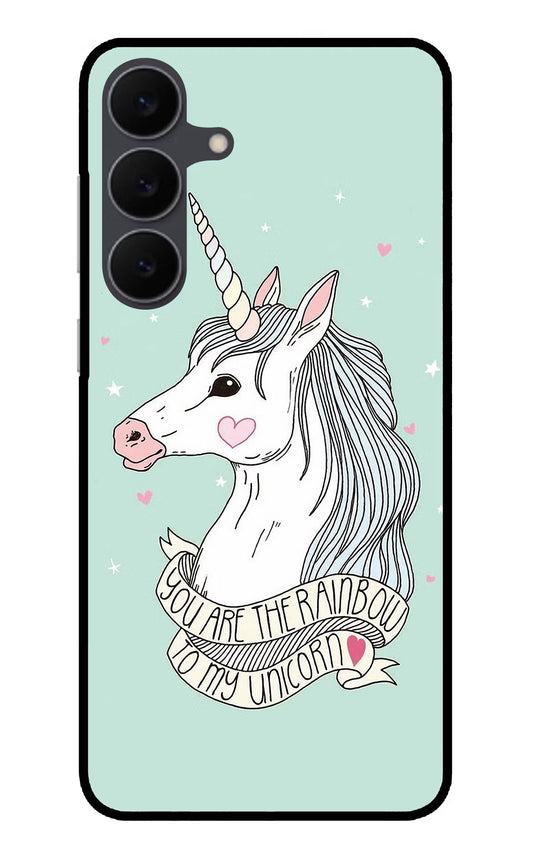 Unicorn Wallpaper Samsung S25 FE 5G Glass Case