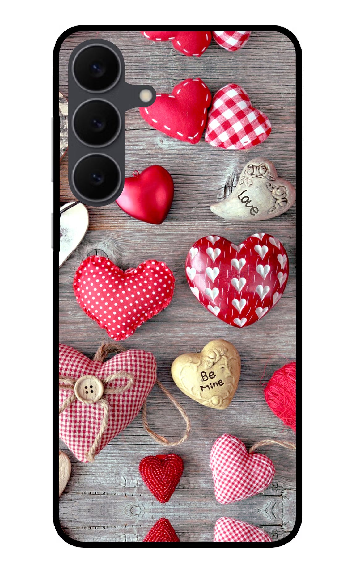 Love Wallpaper Samsung S25 FE 5G Glass Case Back Cover by Casekaro