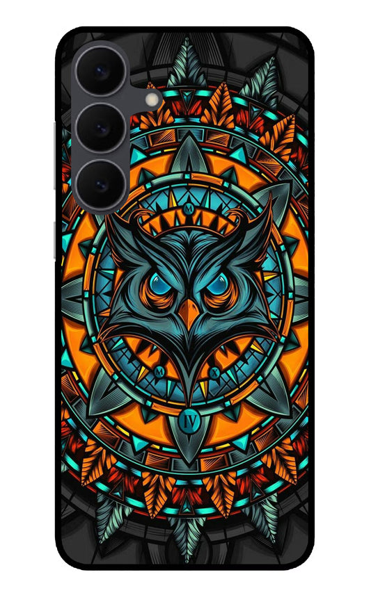 Angry Owl Art Samsung S25 FE 5G Glass Case