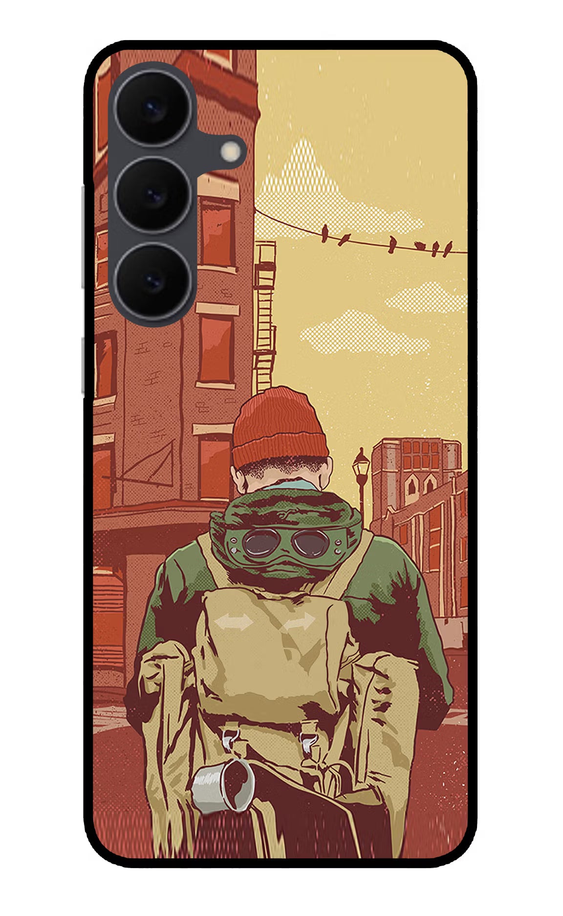 Adventurous Samsung S25 FE 5G Glass Case Back Cover by Casekaro