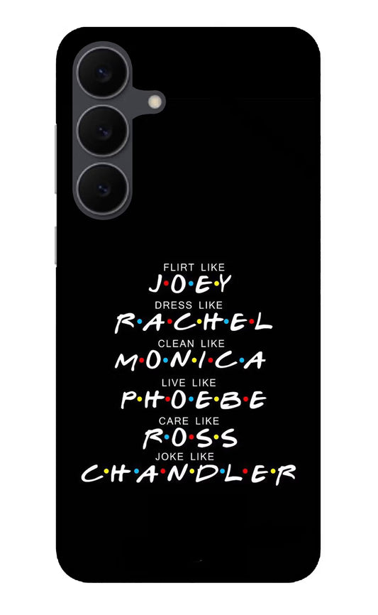 FRIENDS Character Samsung S25 FE 5G Glass Case