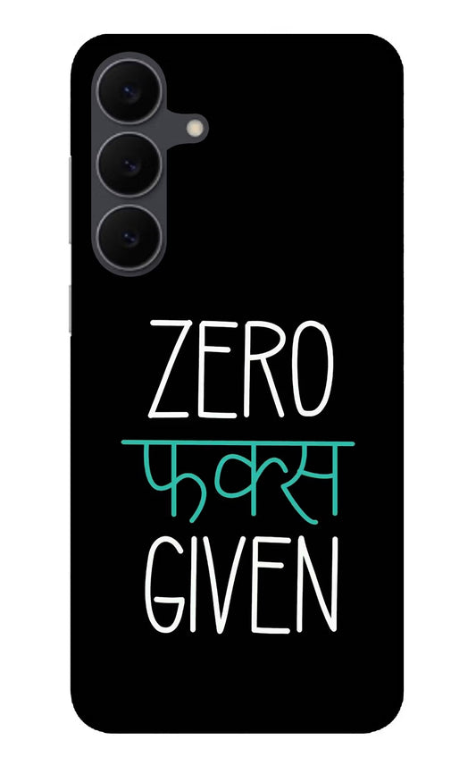Zero Fucks Given Samsung S25 FE 5G Glass Case