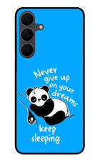 Keep Sleeping Samsung S25 FE 5G Glass Case Back Cover by Casekaro
