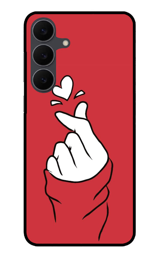 Korean Love Sign Samsung S25 FE 5G Glass Case