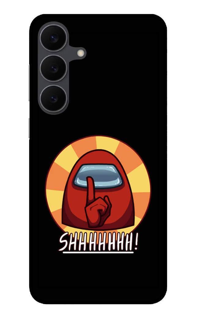 Among Us Shhh! Samsung S25 FE 5G Glass Case Back Cover by Casekaro
