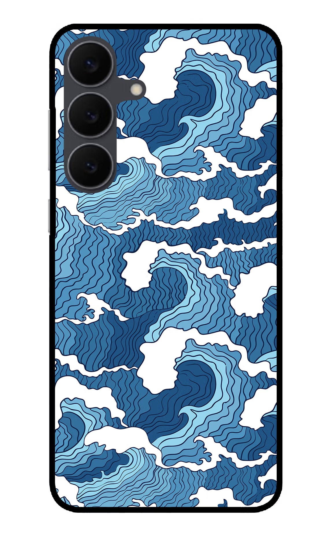 Blue Waves Samsung S25 FE 5G Glass Case