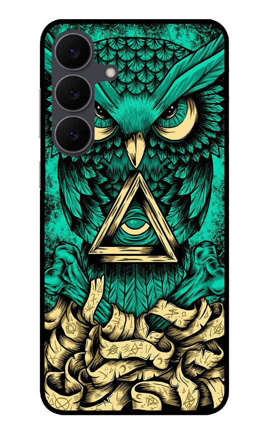 Green Owl Samsung S25 FE 5G Glass Case