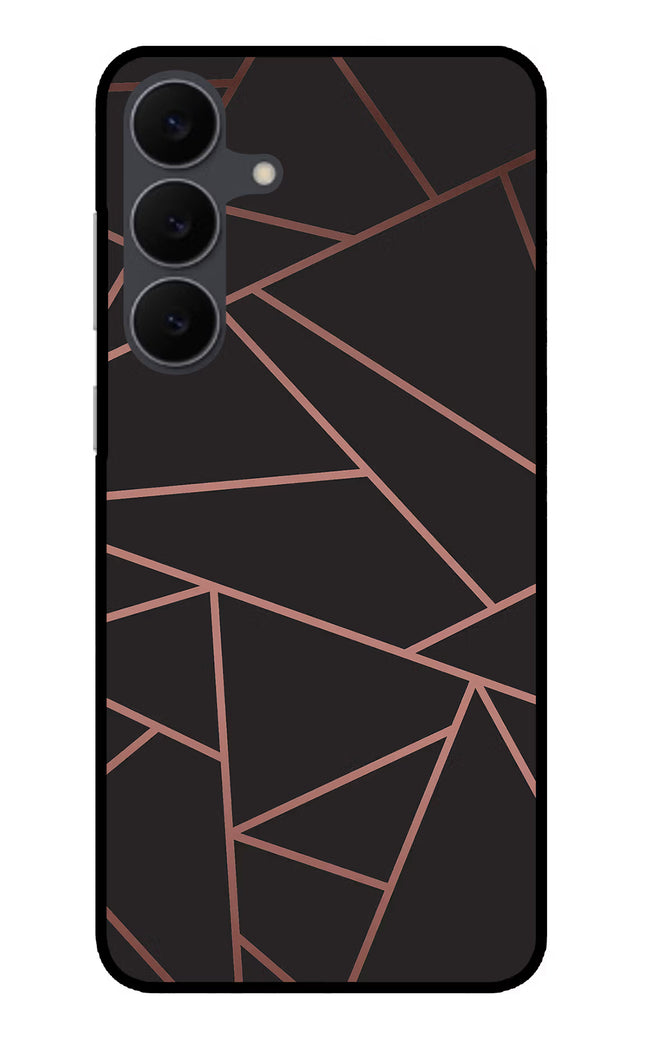 Geometric Pattern Samsung S25 FE 5G Glass Case Back Cover by Casekaro