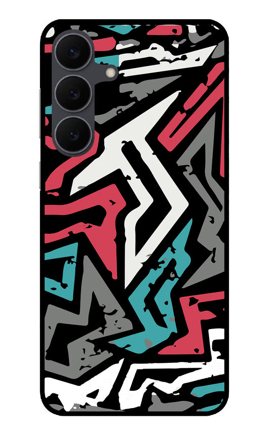 Geometric Graffiti Samsung S25 FE 5G Glass Case