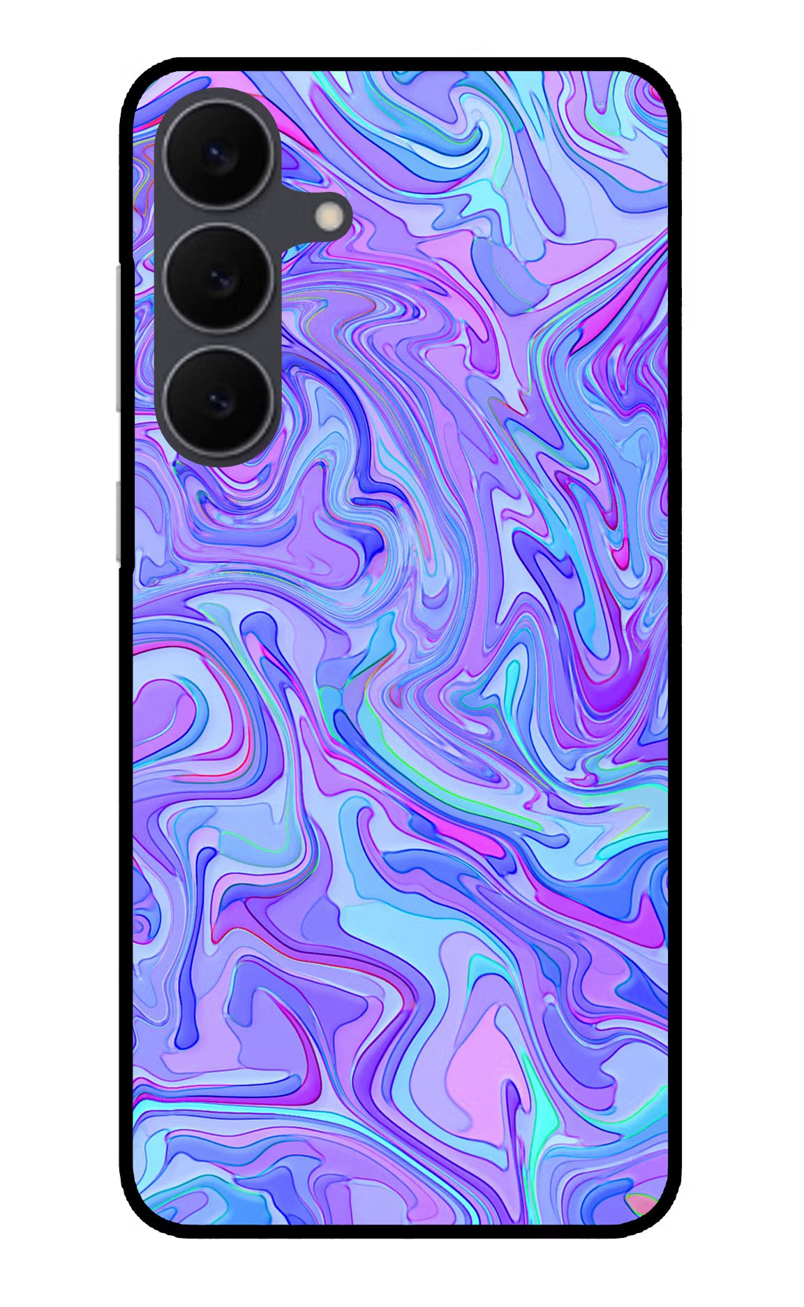 Glitter Samsung S25 FE 5G Glass Case Back Cover by Casekaro