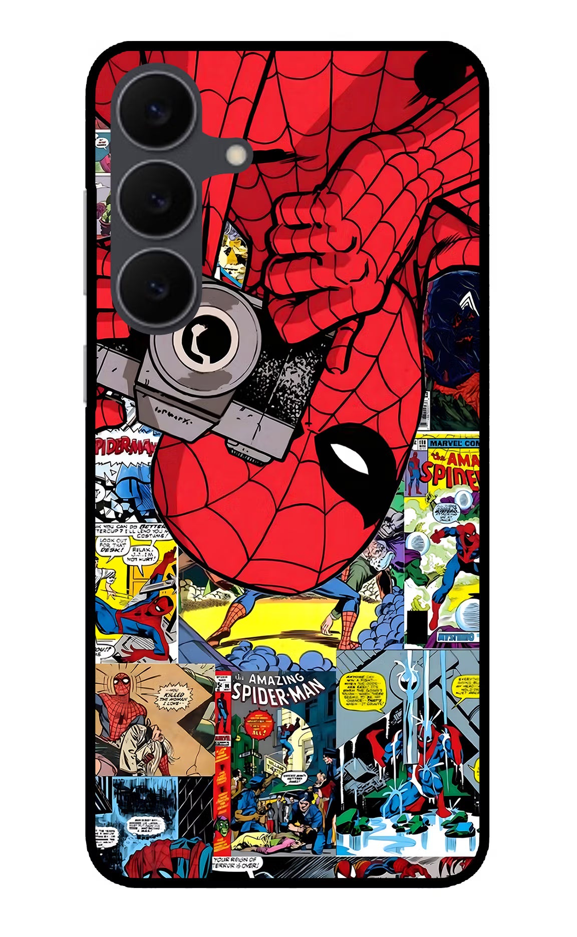 Spider Man Samsung S25 FE 5G Glass Case